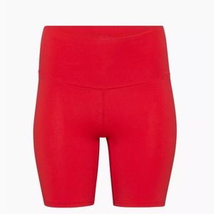 Aritzia TNA bike shorts in cherry red - size small